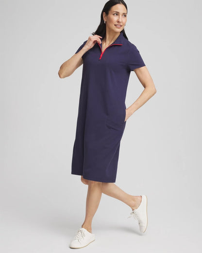 Zenergy® UPF Knit Half-Zip Dress - Chico's