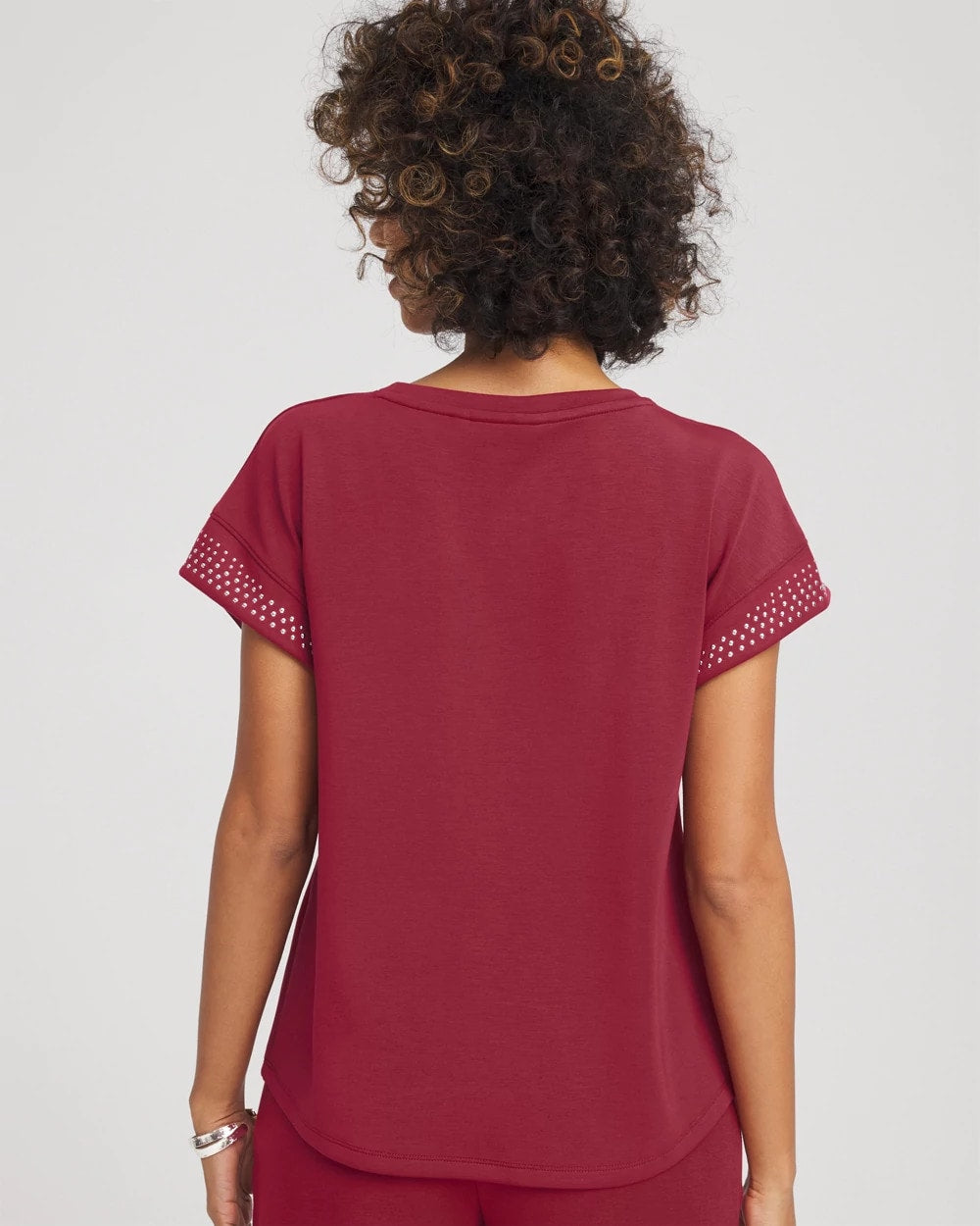 Zenergy® Embellished Short-Sleeve Top - Chico's