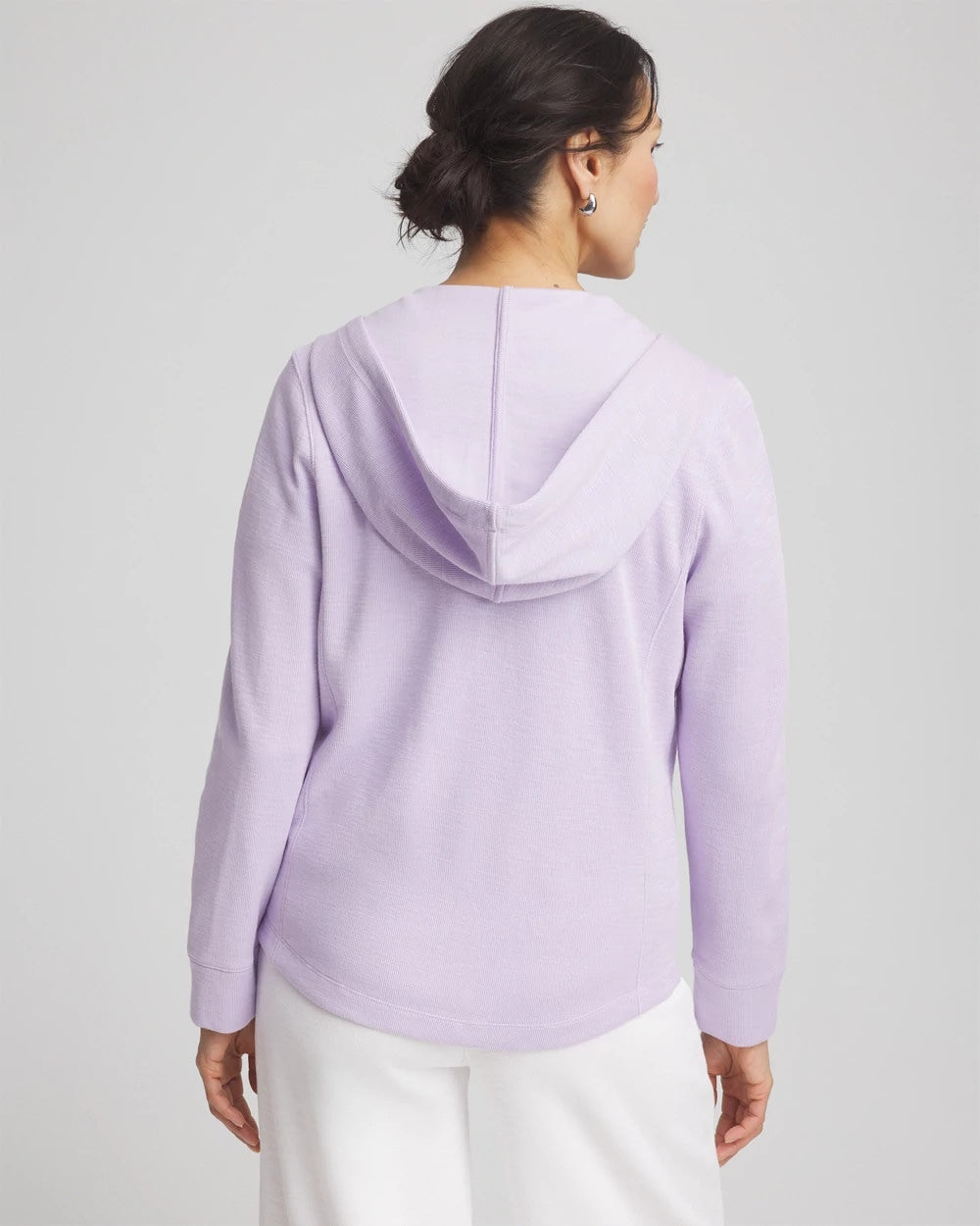 Zenergy® Beach Slub Zip-Front Hoodie - Chico's