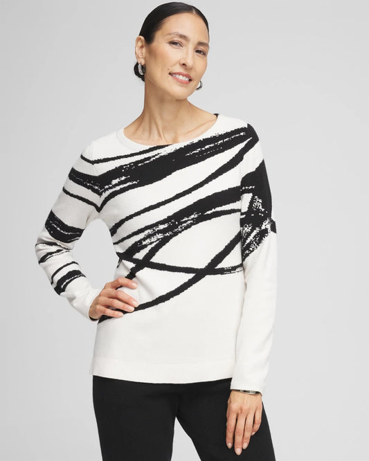 Zenergy® Luxe Jaquard Pullover - Chico's