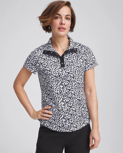 Zenergy® UPF Mockneck Short-Sleeve Top - Chico's