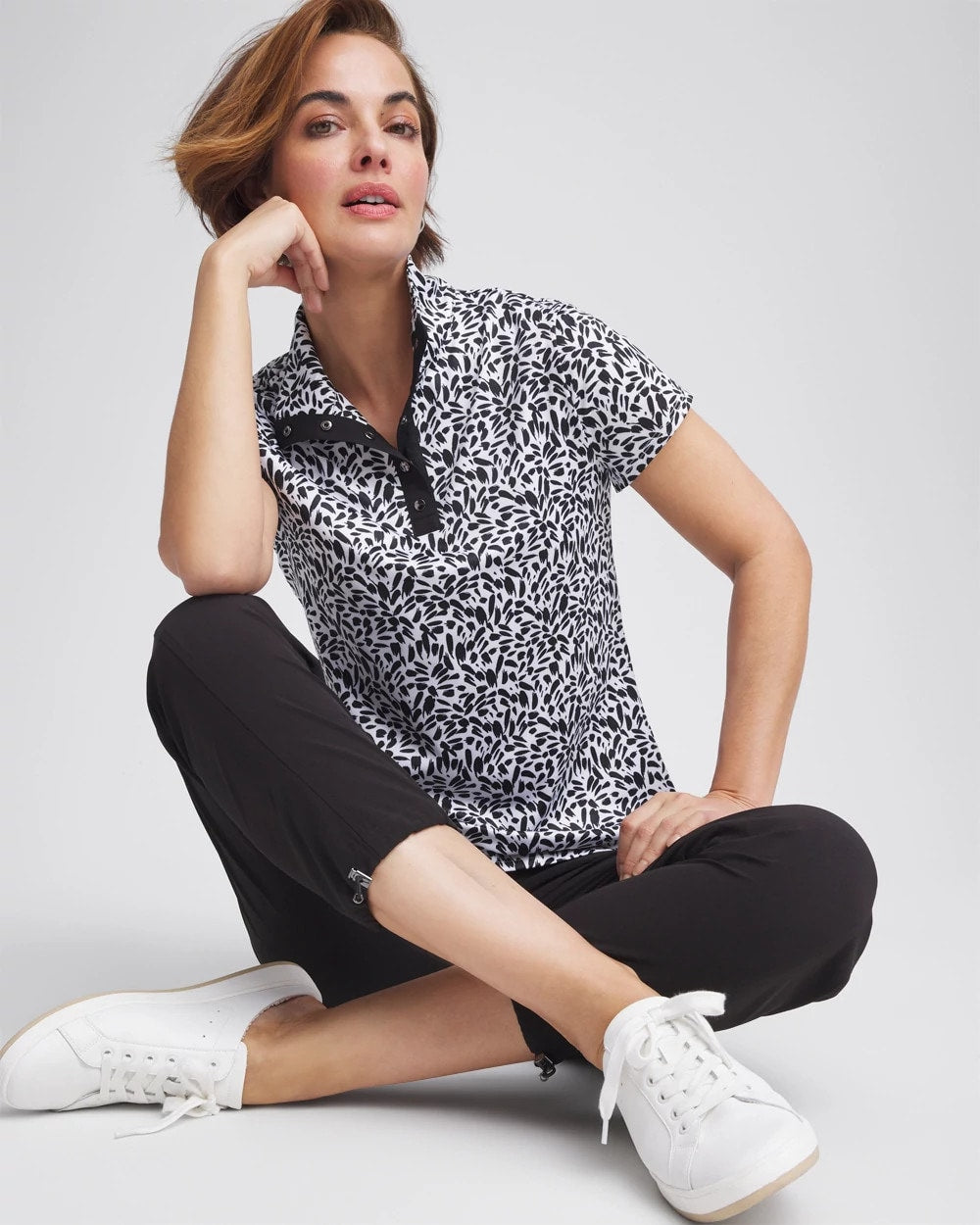Zenergy® UPF Mockneck Short-Sleeve Top - Chico's