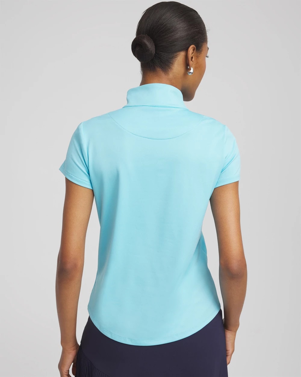 Zenergy® UPF Mockneck Short-Sleeve Top - Chico's