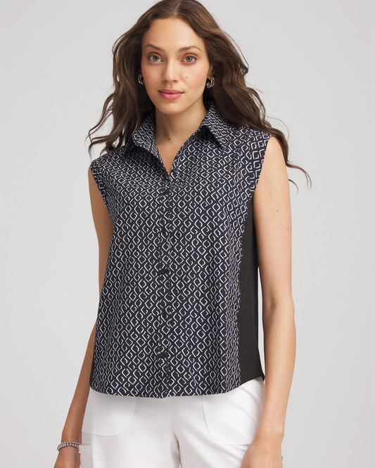 Zenergy® UPF Geo-Print Shirt - Chico's