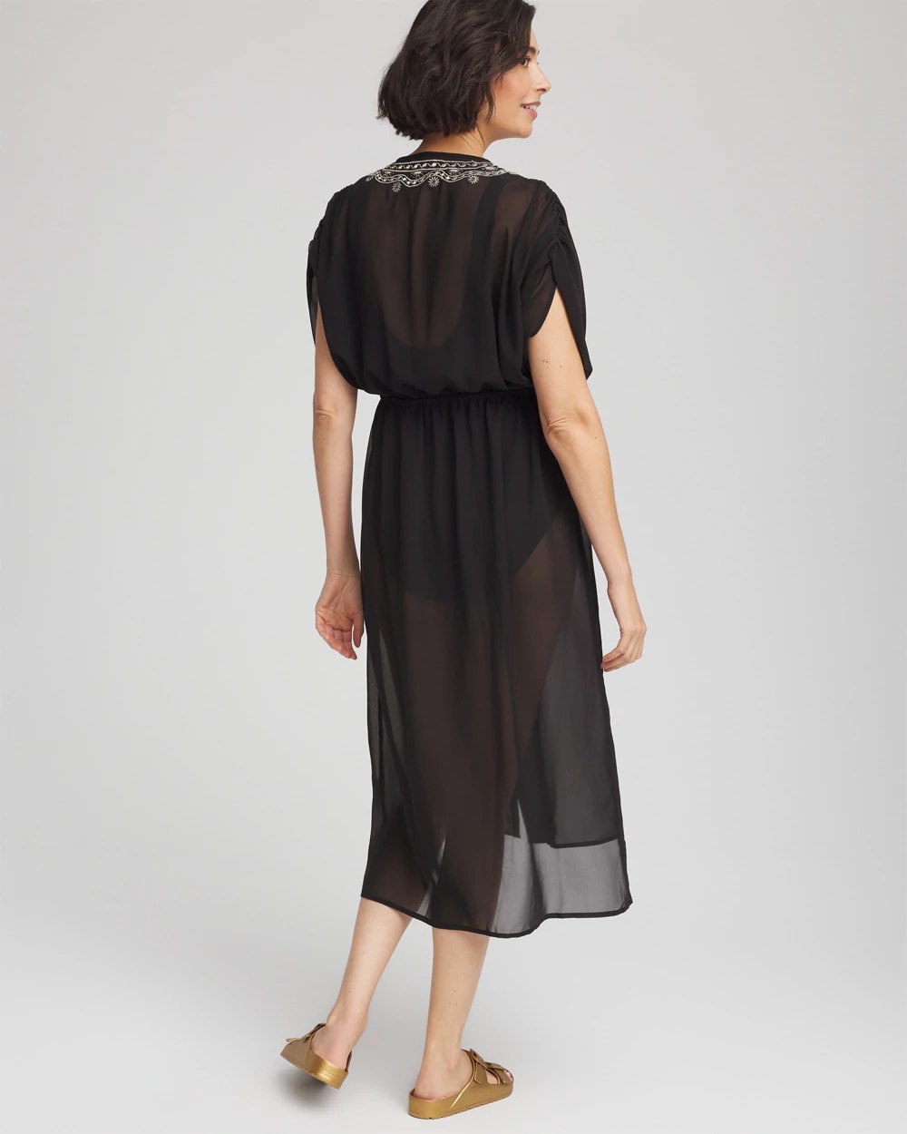Miraclesuit® Beach Embroidered Long Kimono - Chico's