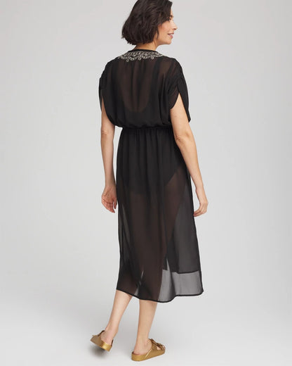 Miraclesuit® Beach Embroidered Long Kimono - Chico's