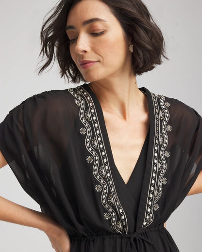 Miraclesuit® Beach Embroidered Long Kimono - Chico's