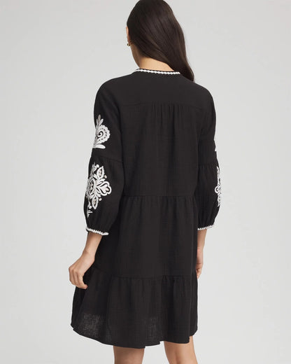 Woven Embroidered Swim Cover-Up - Chico's