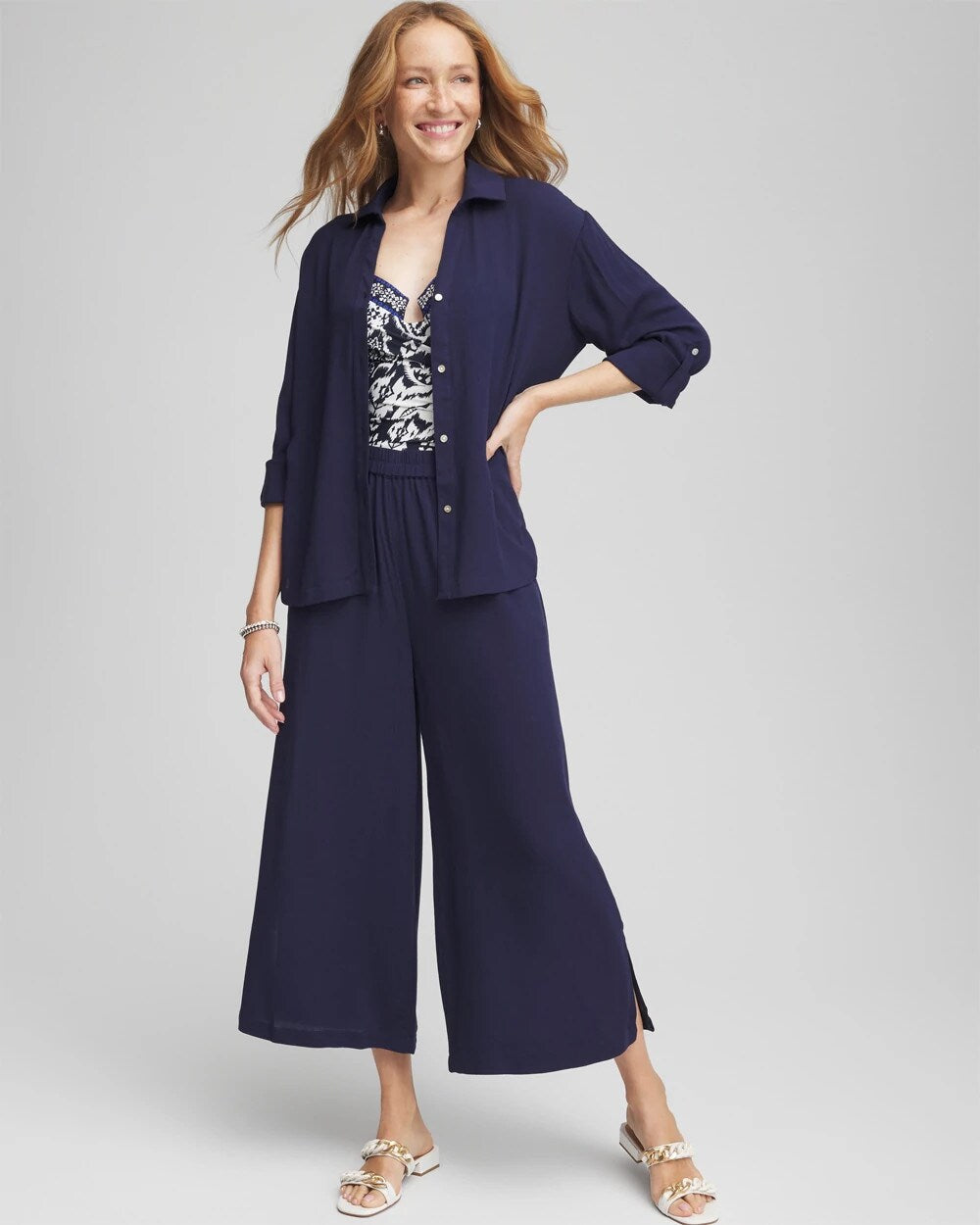 Chico's Beach Swimsuit Cover-Up Set - Chico's