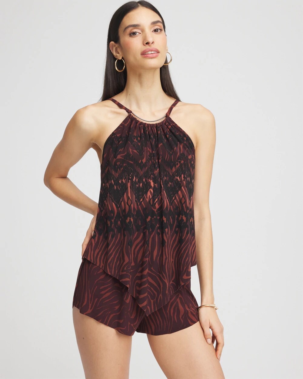 Magicsuit® Goldie Zabra Romper - Chico's