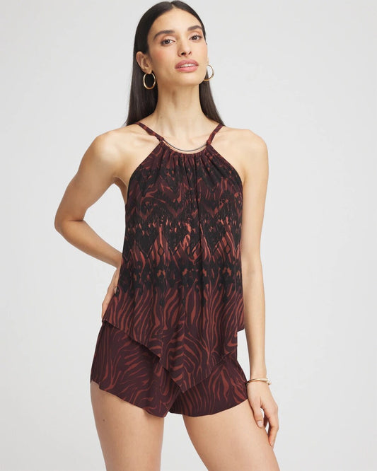 Magicsuit® Goldie Zabra Romper - Chico's