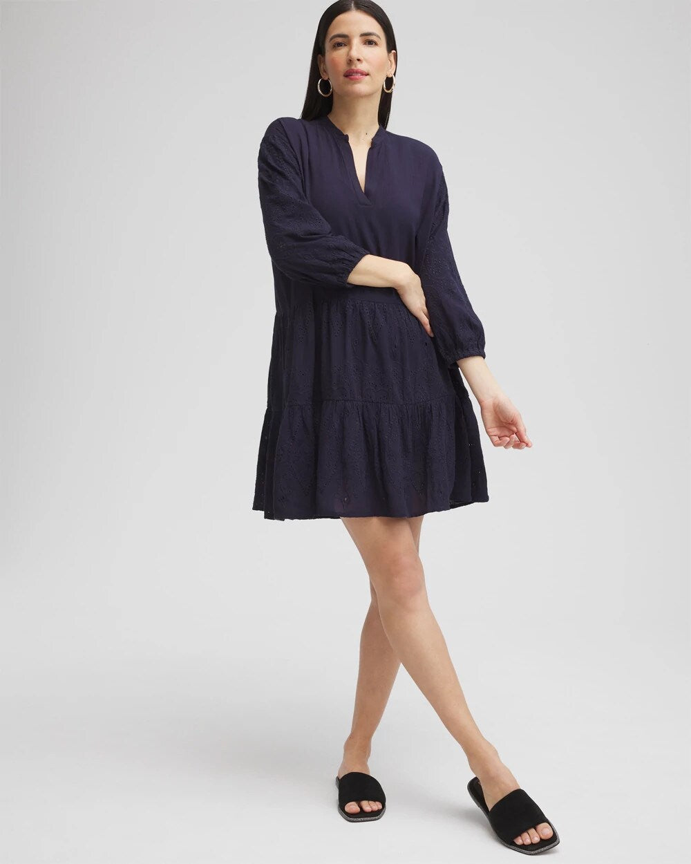 Embroidered Eyelet Coverup - Chico's