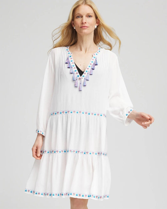 Chico's Beach Swimsuit Cover-Up Dress - Chico's