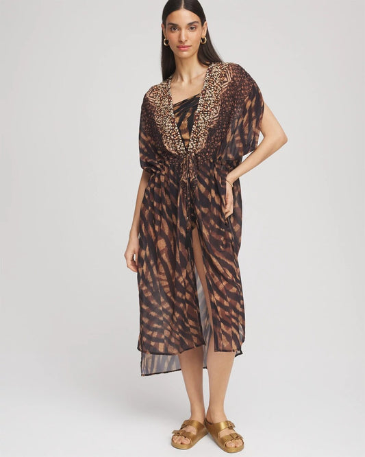 Miraclesuit® Raya De Safari Kimono Cover-Up - Chico's
