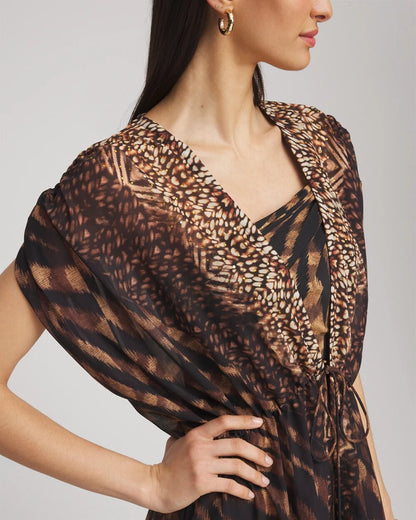 Miraclesuit® Raya De Safari Kimono Cover-Up - Chico's