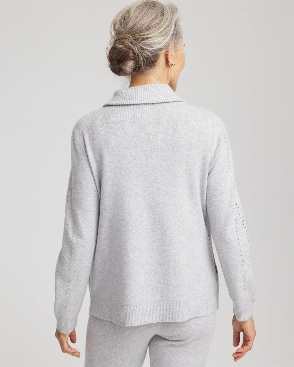 Zenergy® Luxe Diamante Zip Cardigan - Chico's