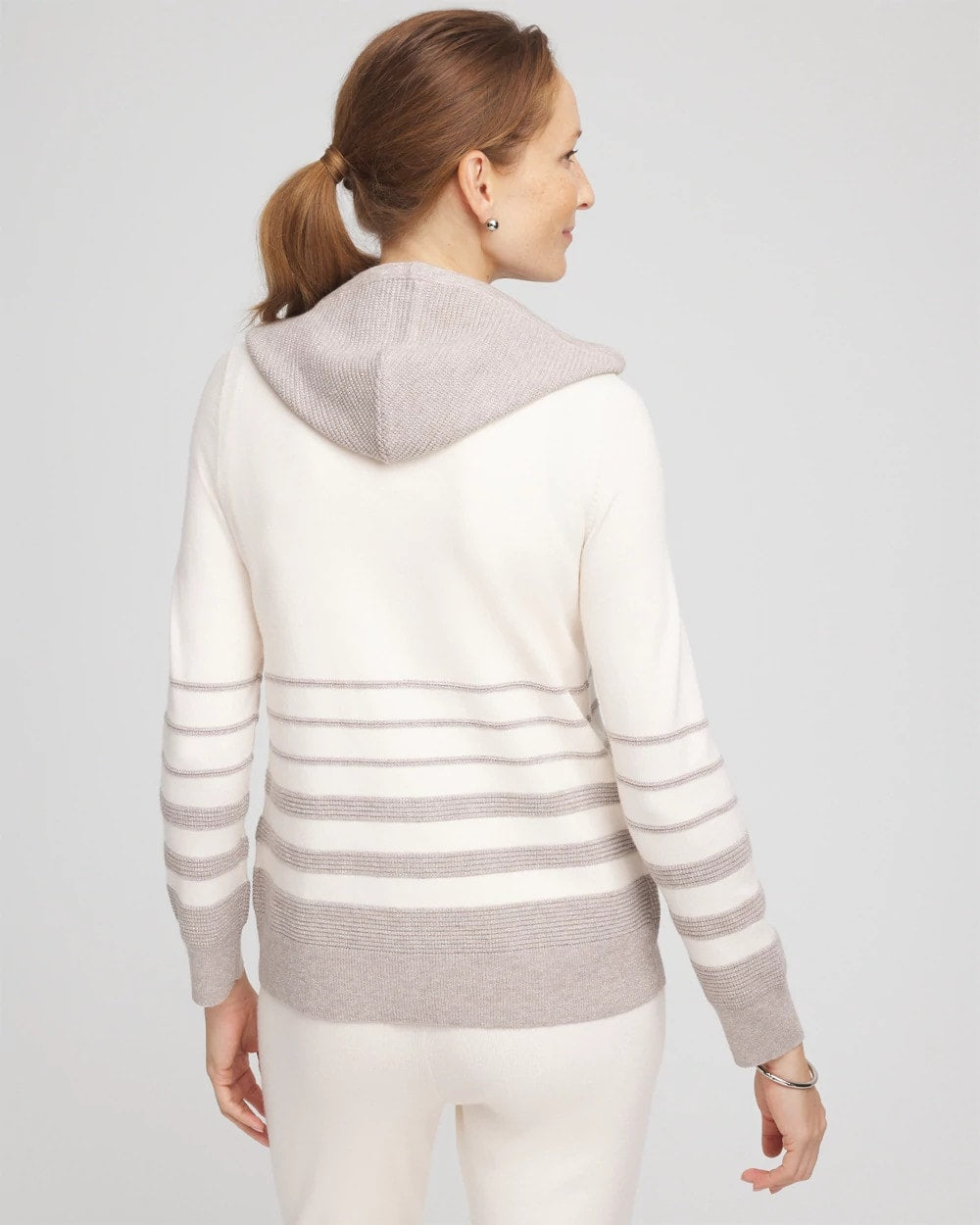 Zenergy® Luxe Metallic Striped Sweater - Chico's