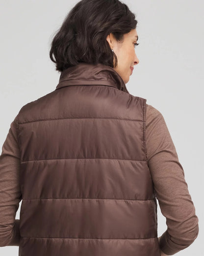Zenergy® Quilted Hooded Vest - Chico's