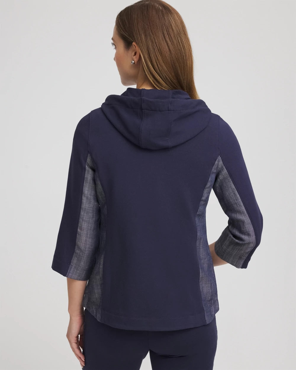 Zenergy® French Terry & Chambray Jacket - Chico's