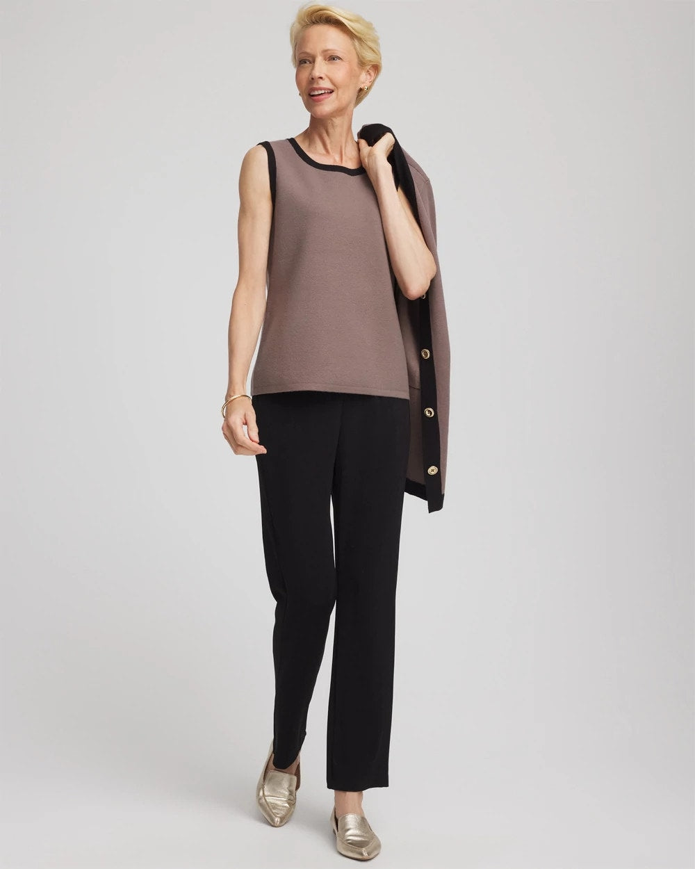 Travelers™ Tipped Sweater Tank - Chico's