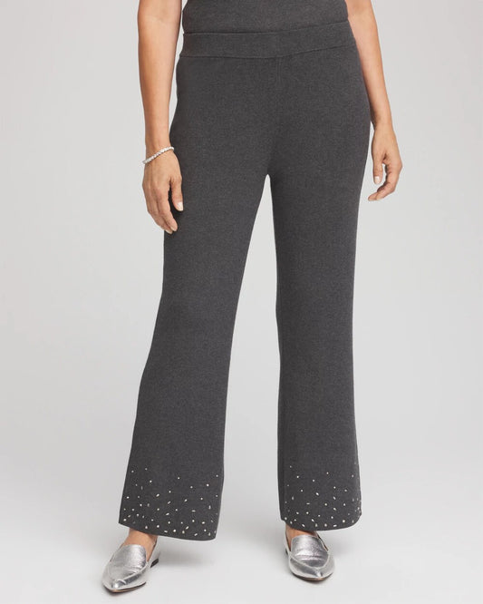 Travelers™ Embellished Straight-Leg Pants - Chico's