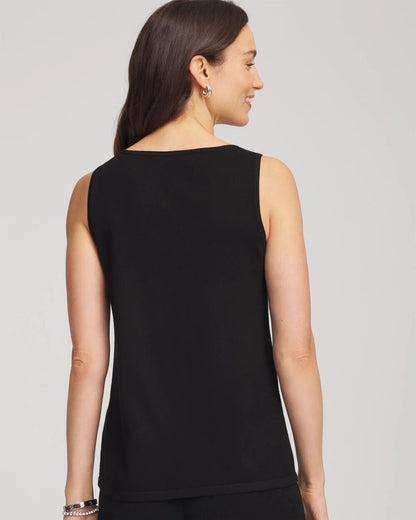 Travelers™ Embellished Scoopneck Tank - Chico's