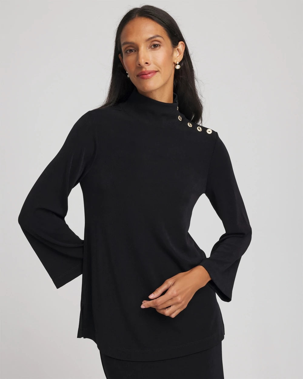 Travelers™ Button Mockneck Top - Chico's