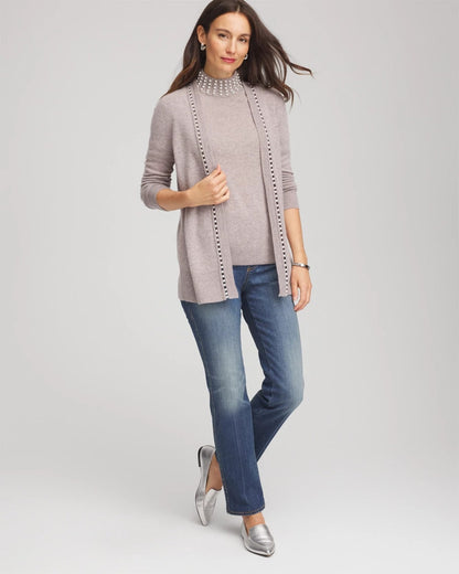 Cashmere Pearl Mockneck Sweater - Chico's