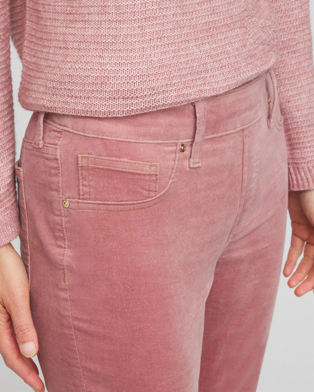 Velveteen Pull-On Flared Jeans - Chico's