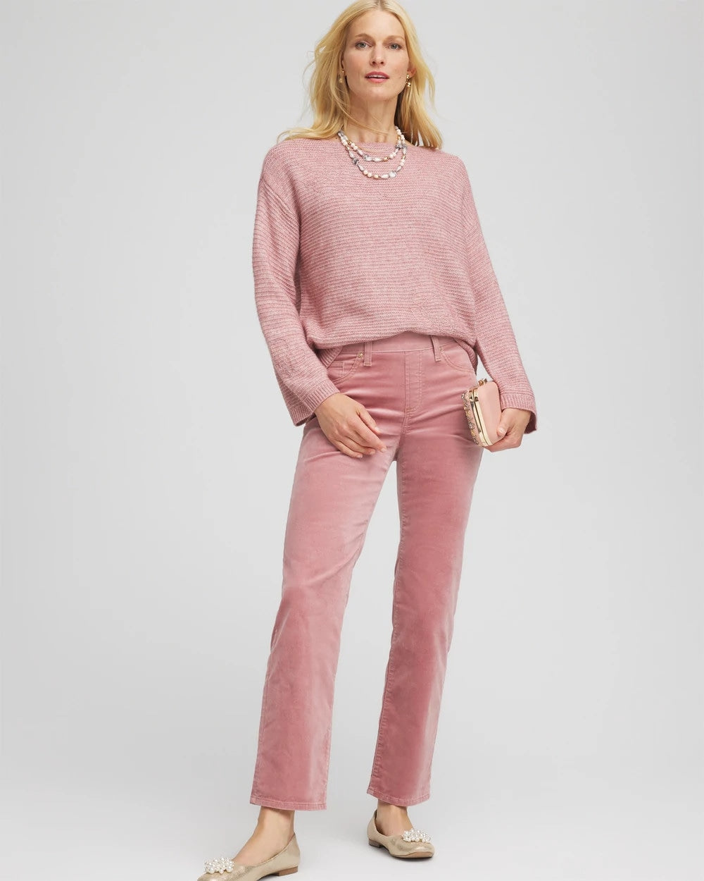 Velveteen Pull-On Flared Jeans - Chico's