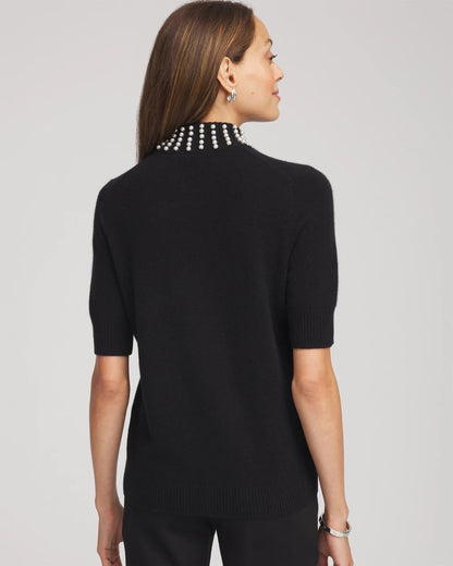 Cashmere Pearl Mockneck Sweater - Chico's