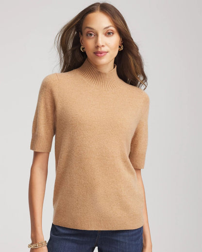 Cashmere Elbow-Sleeve Sweater - Chico's