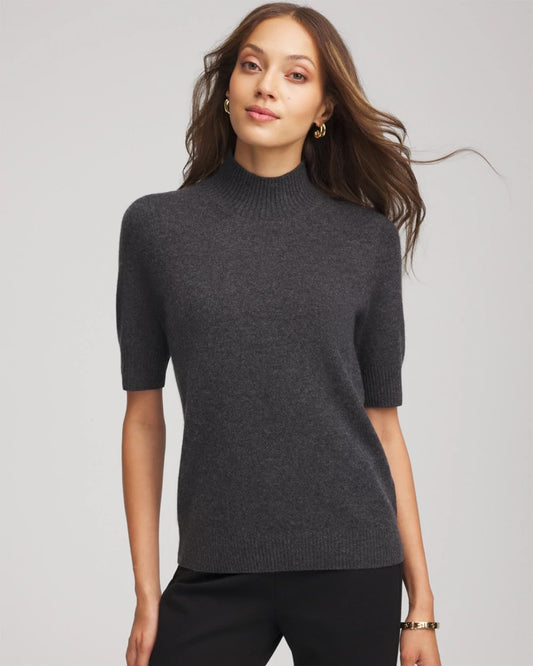 Cashmere Elbow-Sleeve Sweater - Chico's