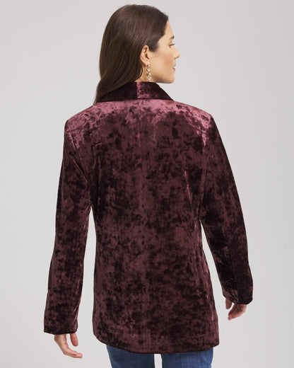 Crushed Velvet Blazer - Chico's