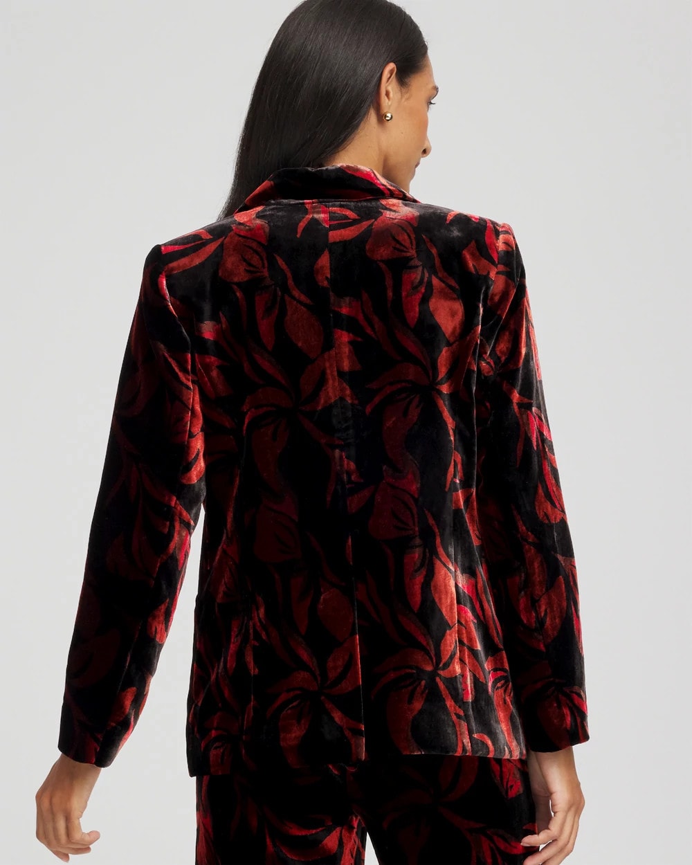 Velvet Printed Blazer - Chico's