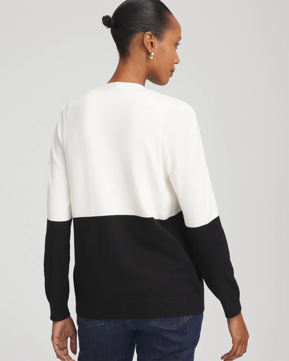 Ella Colorblock Long-Sleeve Cardigan - Chico's