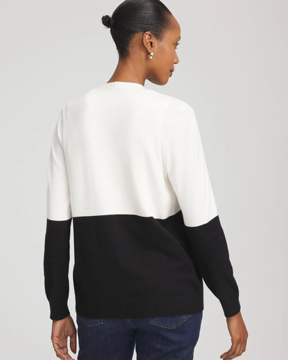 Ella Colorblock Long-Sleeve Cardigan - Chico's