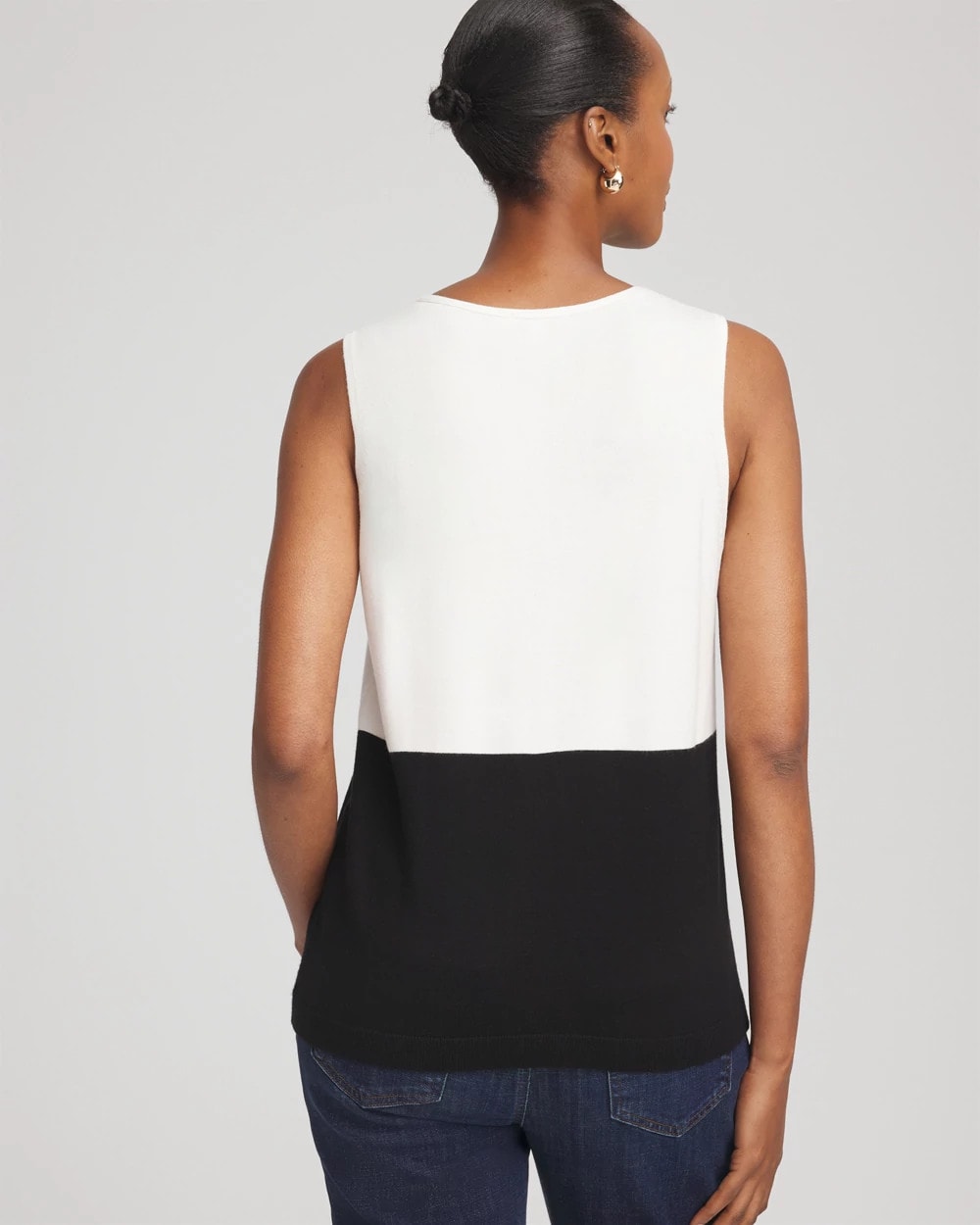 Colorblock V-neck Sweater Tank - Chico's