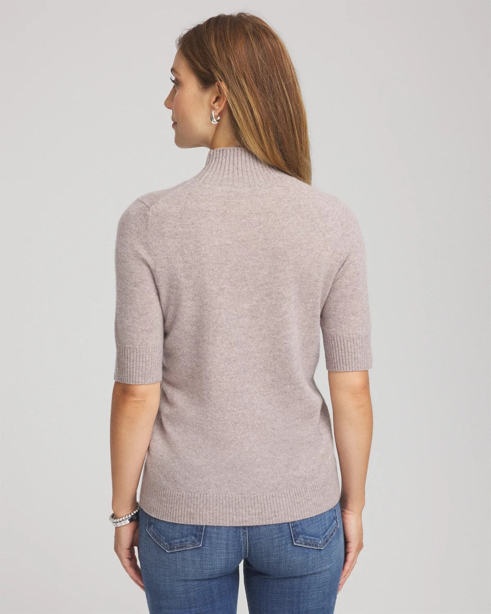 Cashmere Elbow-Sleeve Sweater - Chico's