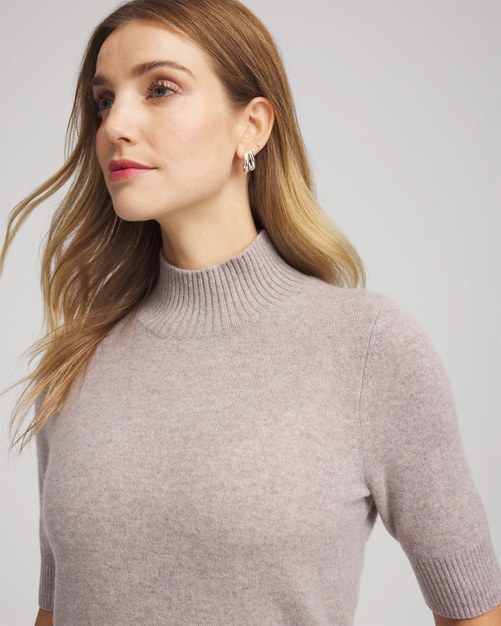 Cashmere Elbow-Sleeve Sweater - Chico's