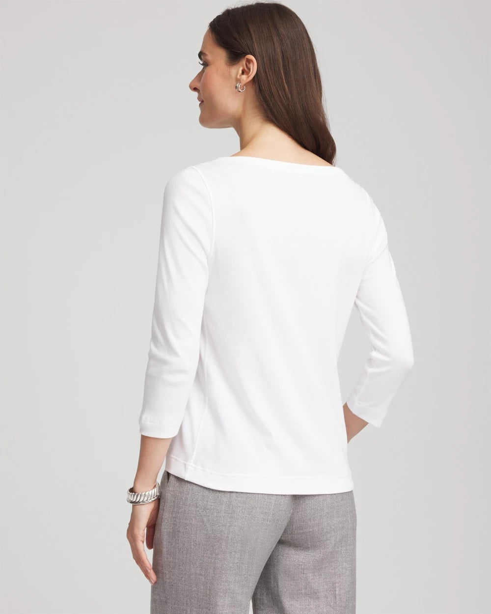 Pima Cotton 3/4 Sleeve Tee - Chico's