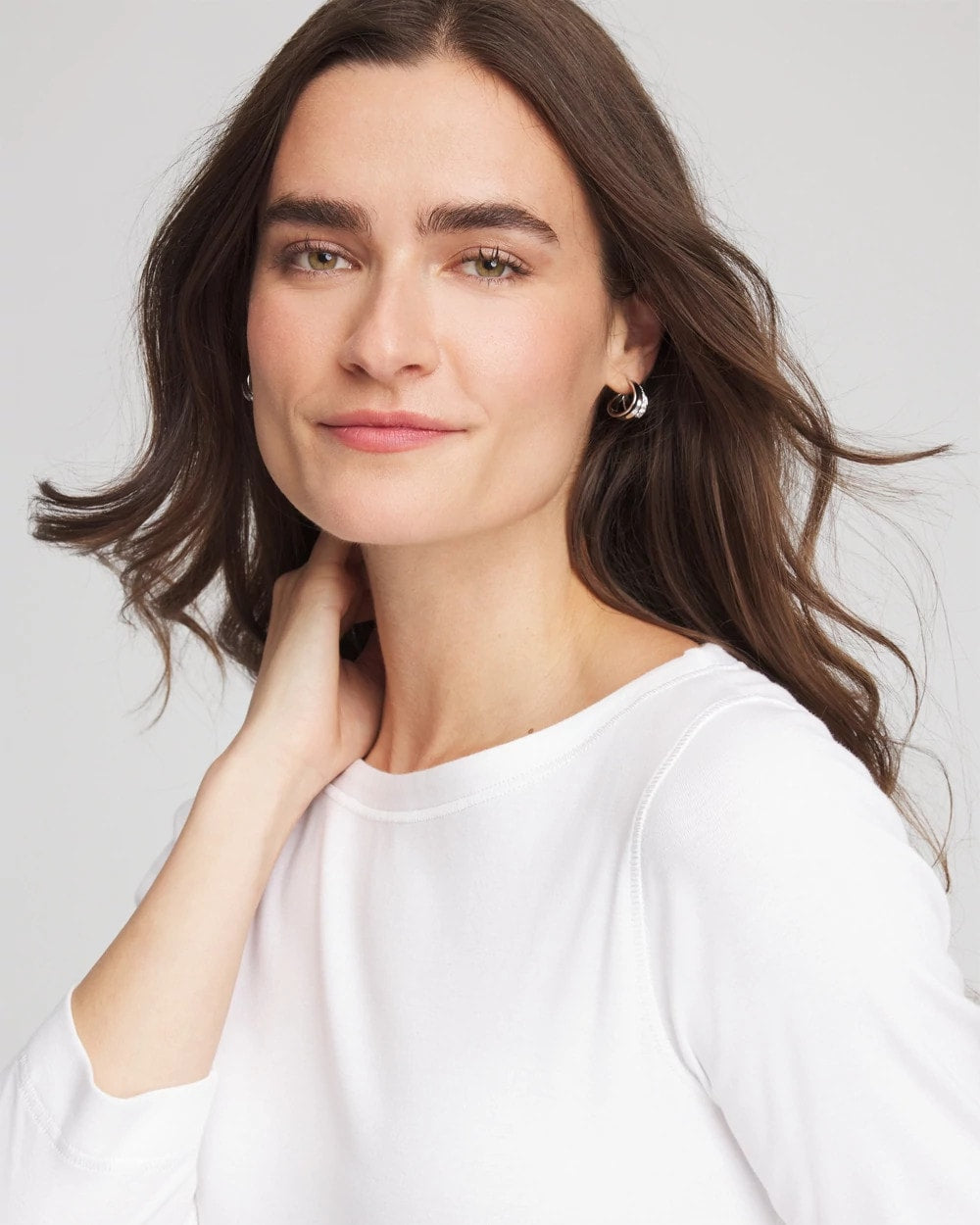 Pima Cotton 3/4 Sleeve Tee - Chico's