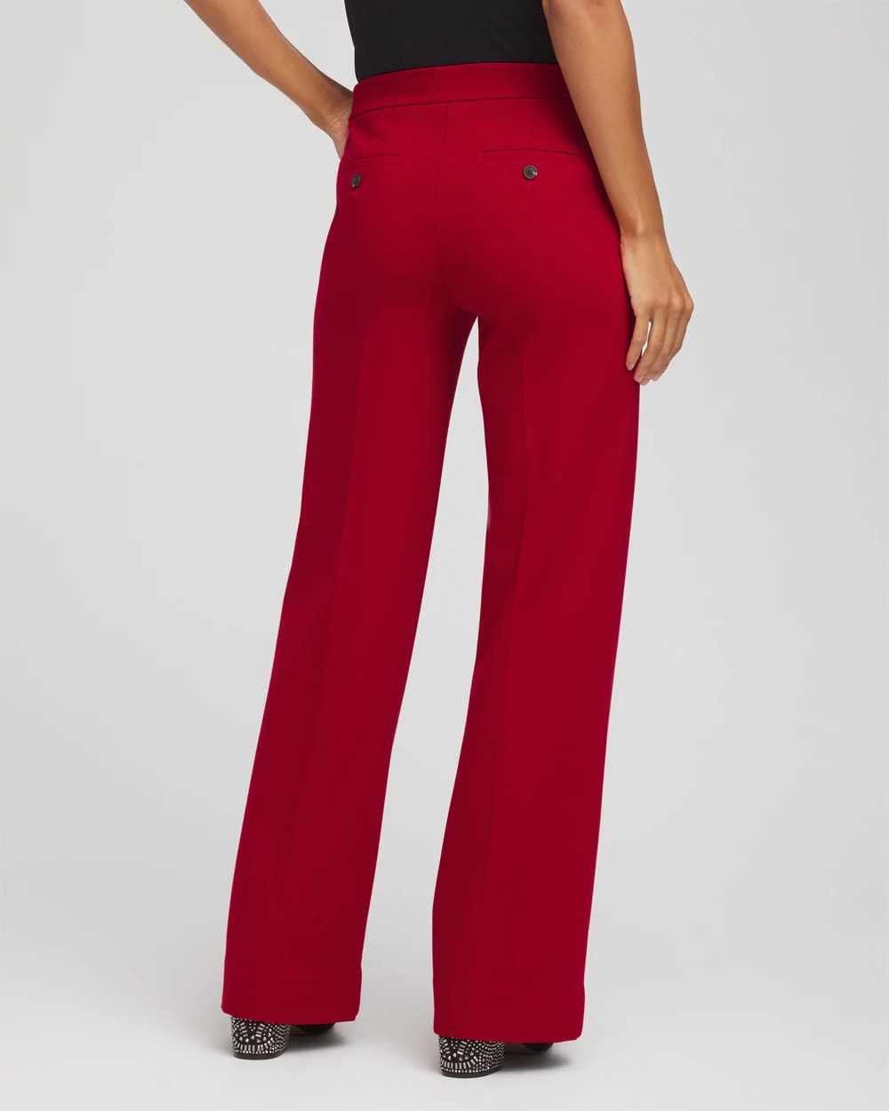 Emme Wide-Leg Trouser Ponte Pants - Chico's