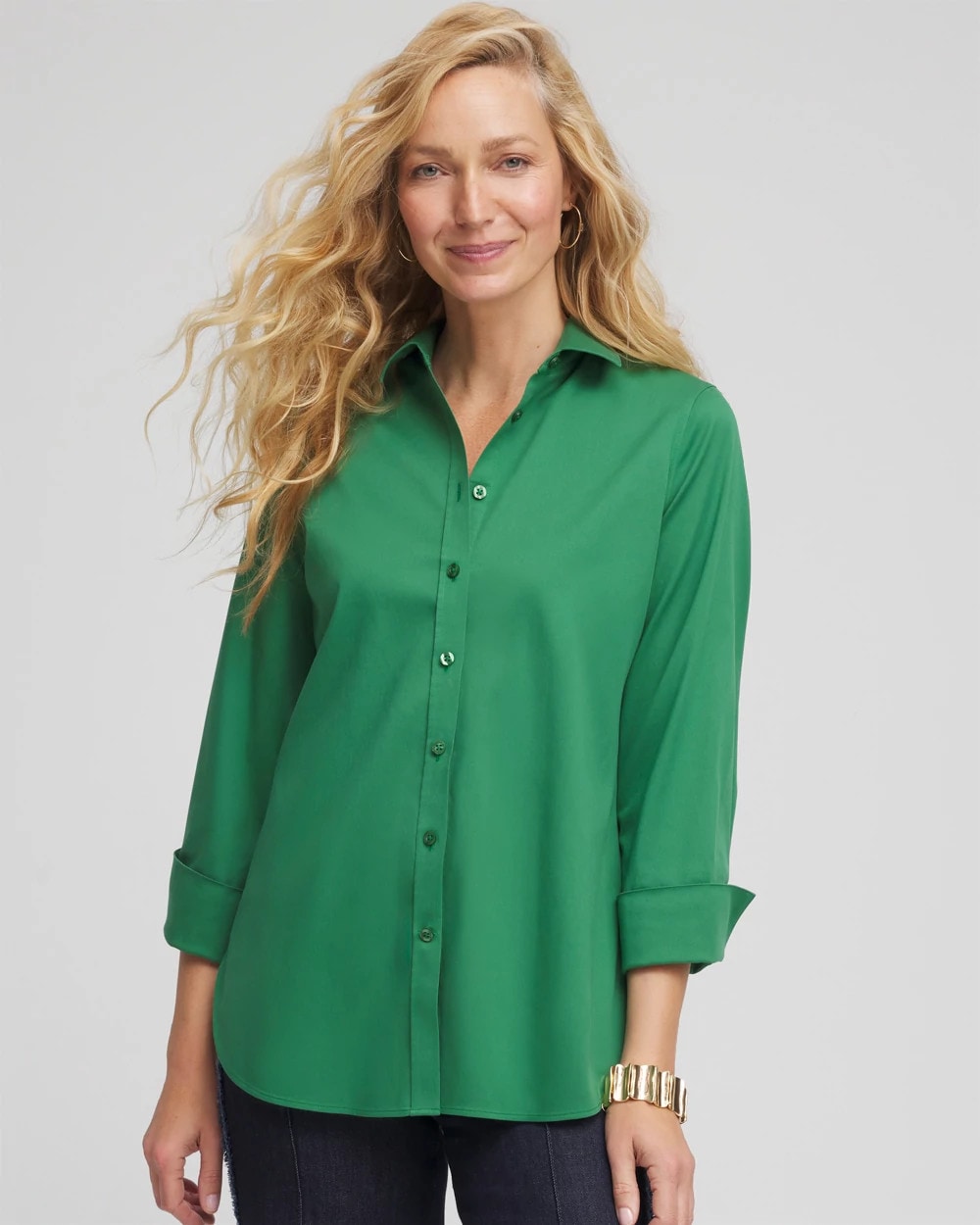 No Iron™ Stretch Shirt - Chico's