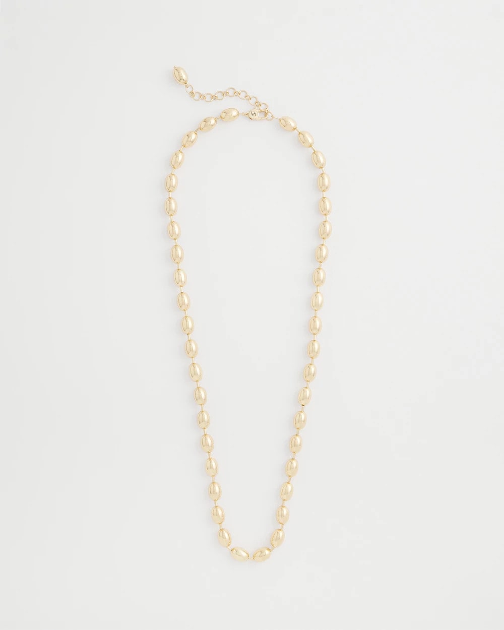 Gold Bead Long Single-Strand Necklace - Chico's