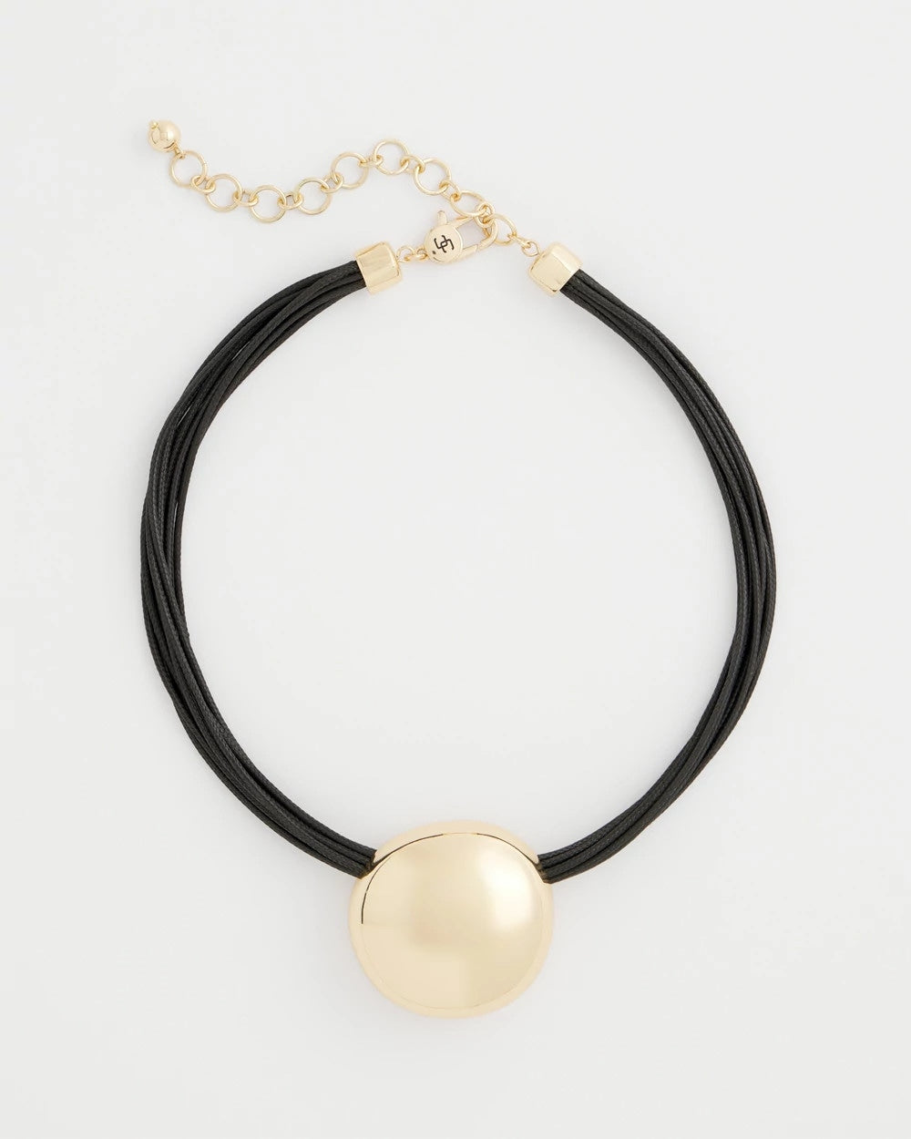 Gold Pendant Cord Necklace - Chico's