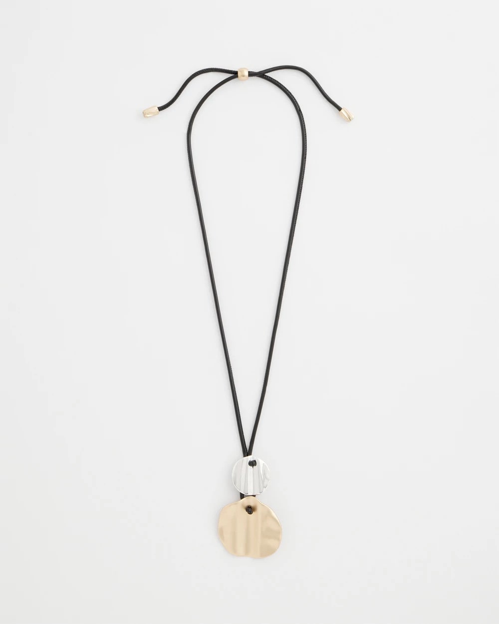 Crinkle Mixed Metal Pendant - Chico's