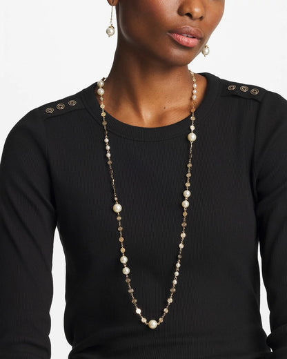 Pearl and Link Necklace - Chico's