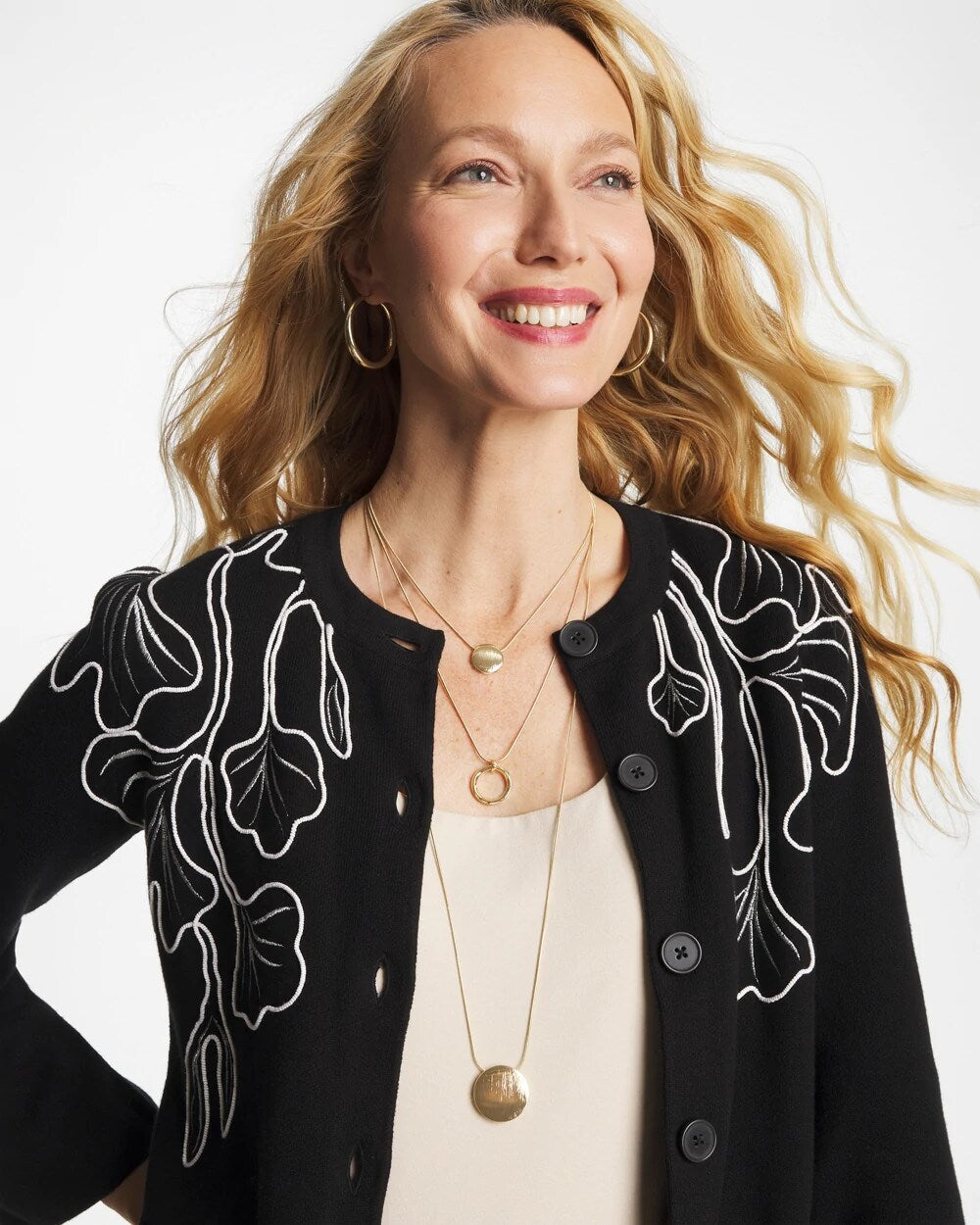 Gold Triple Pendant Necklace - Chico's