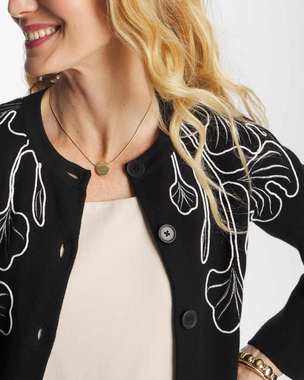 Gold Triple Pendant Necklace - Chico's